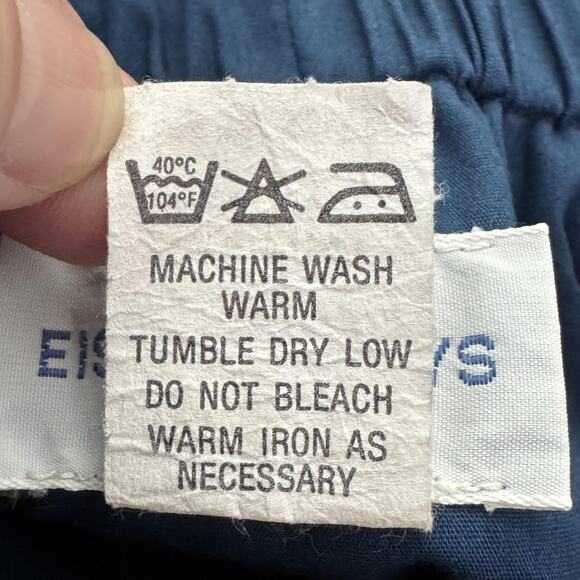 Eiseman Boys Shortall Romper Youth Size T4 Navy Blue Wool Blend Applique USA Vtg - Picture 6 of 6